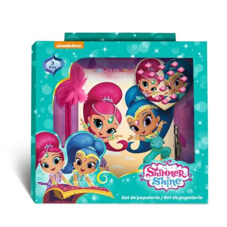 Shimmer & Shine 5 Piece Lockable Diary Stationery Set £5.99